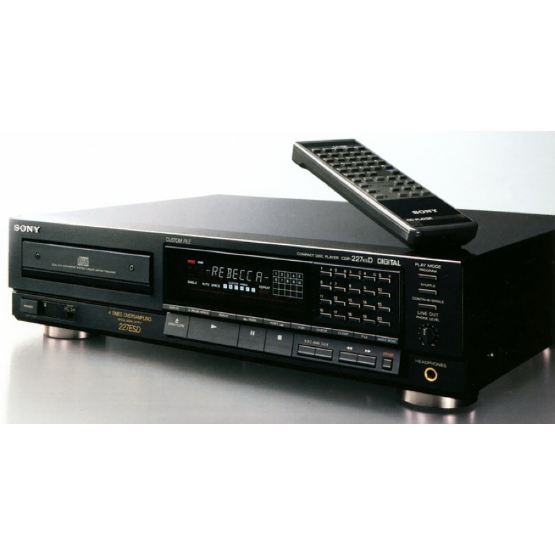 Điều Khiển Từ Xa Sony RM-990 Thay Thế Cho Đầu Đĩa CD Sony CDP227ESD#remote