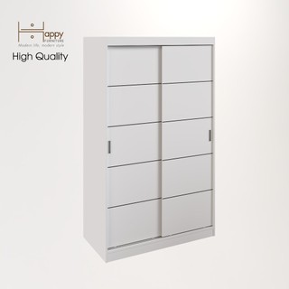 Happy furniture , tủ treo quần áo cửa lùa - runi , tcl_005 , 120cm x 60cm x 203cm