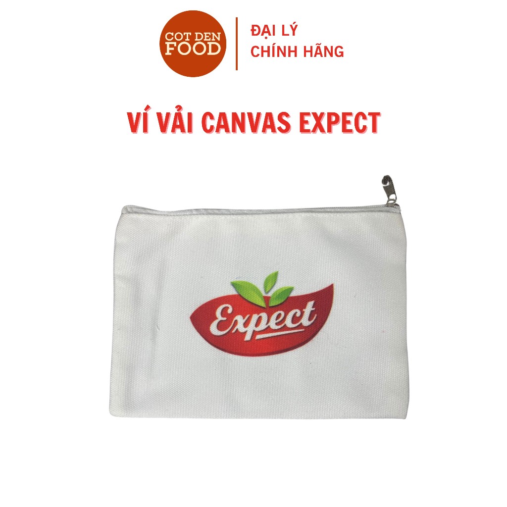 [HÀNG TẶNG] Ví vải canvas Expect