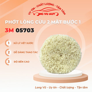 Phớt lông cừu 2 mặt 3m 05703 22cm - 3m autocare diy