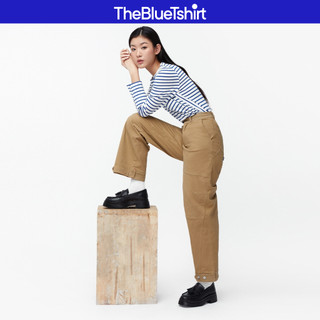 TheBlueTshirt - Quần khaki ống rộng nữ - Khaki Work Pants - Brown
