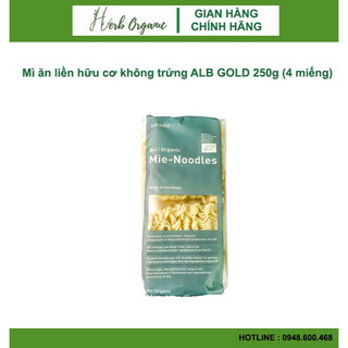 Mì ăn liền hữu cơ không trứng alb gold 250g