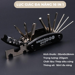 Bộ dụng cụ sửa chữa xe đạp bỏ túi jeep 13in1 đa năng bỏ túi - jeep 13 món