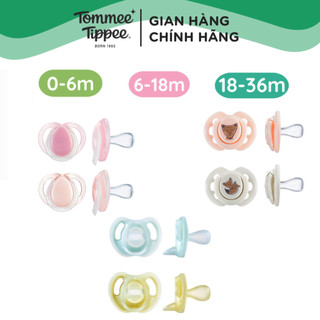 (Tách Lẻ Từ Vỉ Đôi) Ty Ngậm Cho Bé Tommee Tippee 0-6, 6-18, 18-36 Tháng - Nhiều Mẫu