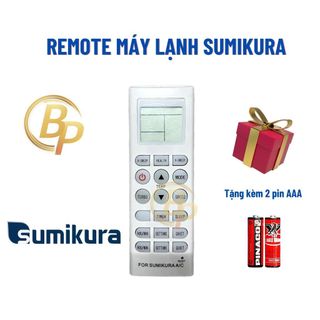 Remote máy lạnh Sumikura mặt xám - Điều khiển điều hoà Sumikura - Remote điều hoà Sumikura