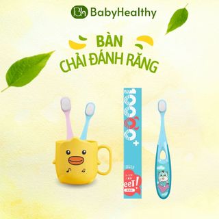 Bàn chải đánh răng 10,000 sợi lông mềm cho bé