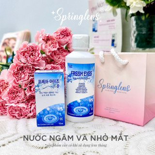 DUNG DỊCH NƯỚC NGÂM LENS FRENZ PRO B5 VÀ NHỎ MẮT FRENZ PRO B5 - FRESH EYES @spring.lens