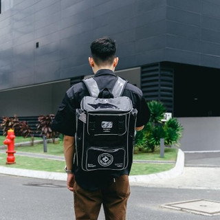 Balo đi học nữ màu đen Birdybag Plastic Venom đựng laptop 14inches backpack