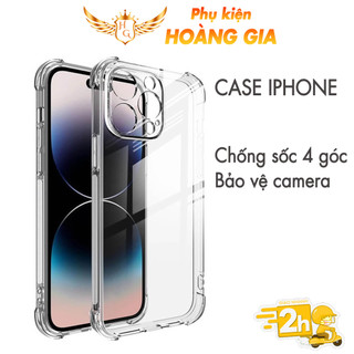 Ốp lưng iphone 15 14 pro max 13 pro max 6 6s 7 8 plus xs x xsmax 12 11 13 Pro Se 2022 2020 trong suốt chống sốc 