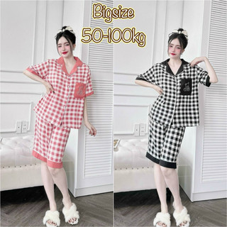 Đồ bộ bigsize tiểu thư 50-110kg cao cấp - chuẩn size
