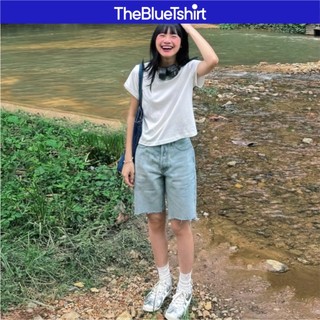 TheBLueTshirt - Quần short jeans nữ - Rolling In Short - Blue Wash