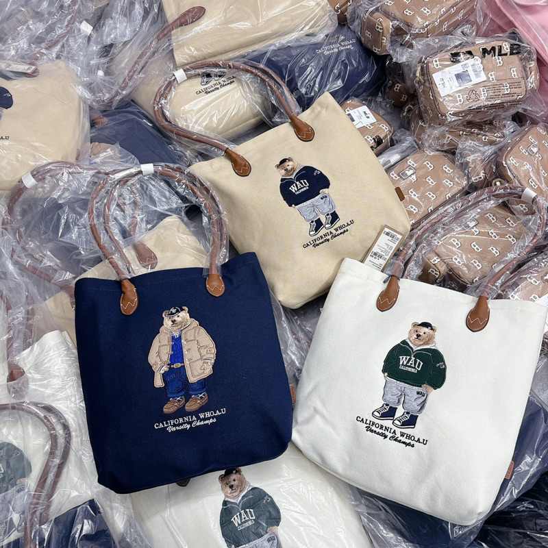 [ CHÍNH HÃNG ] Túi tote Whoau Steve Canvas Sholder Bag