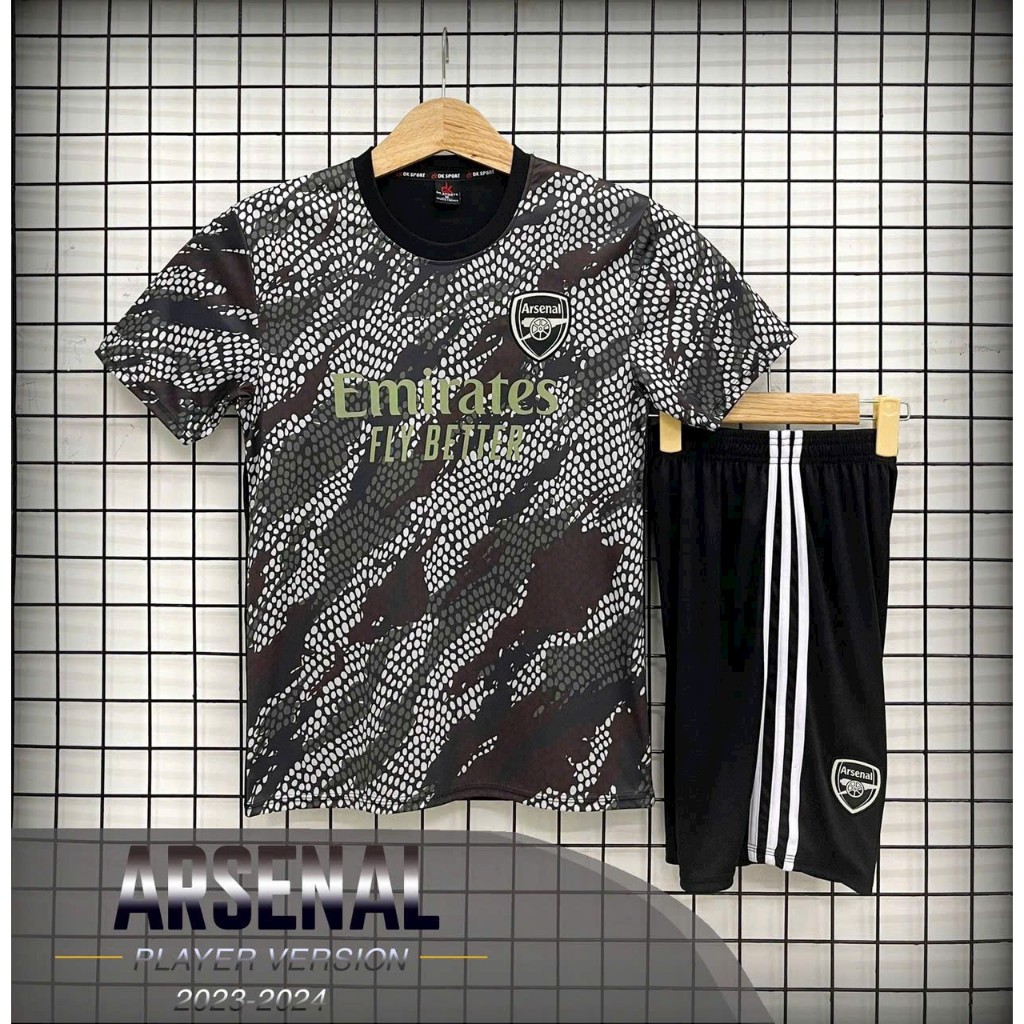 Bộ đồ đá banh CLB Arsenal đen