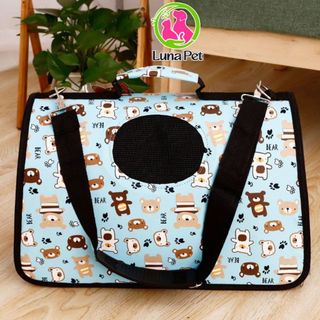 Túi vận chuyển thú cưng Luna Pet TVC01- Túi đựng chó mèo dễ thương ( Tặng quai đeo) nhiều màu sắc