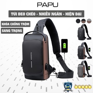 Túi Nam Nữ Mini Đeo Hông Đi Học Có Khóa Chống Trộm Đựng Điện Thoại Chống Nước Đeo Chéo Bao Tử TCM3