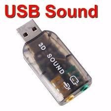 USB Sound ✨ USB Ra Sound 2 Lỗ Chuẩn 2.1 Âm Thanh 3D
