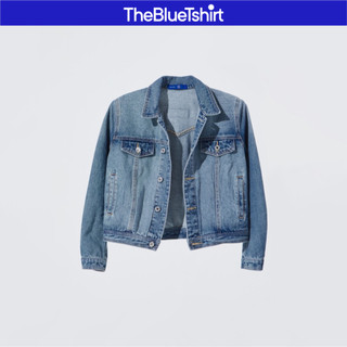 TheBlueTshirt - Áo Khoác Jeans Nữ Xanh Nhạt - Blue Dream Jean Jacket