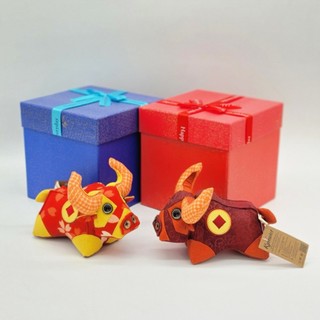 Đồ Chơi Nhồi Bông Hình Trâu Thịnh Vượng Kymviet Craft Cotton