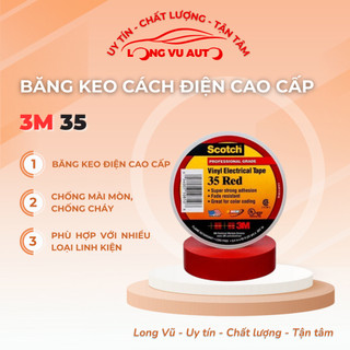 Băng keo điện 3m vinyl electrical tape 35 khổ 3/4 x 66ft