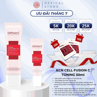 Kem chống nắng nâng tone kiềm dầu Cell Fusion C Toning Tone Up Sunscreen 100 SPF50+/PA ++++