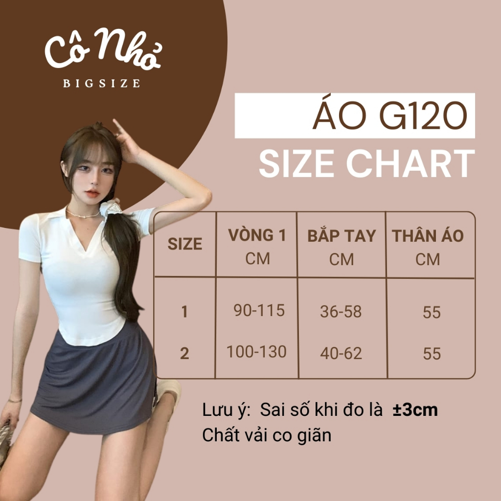 Áo Polo Nữ Bigsize Tay Ngắn Cổ Bẻ Vạt Bầu Che Bụng Vải Thun Gân Co Giãn Thoải Mái G120 | BigBuy360 - bigbuy360.vn