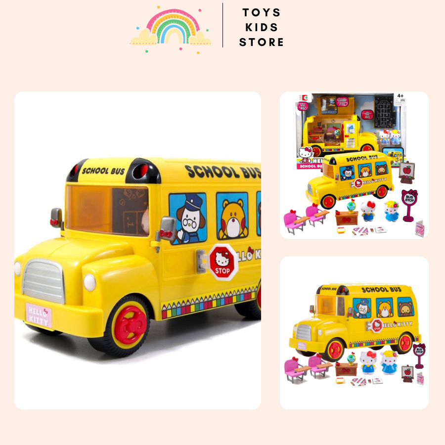 Hellokitty - Xe bus trường học School Bus