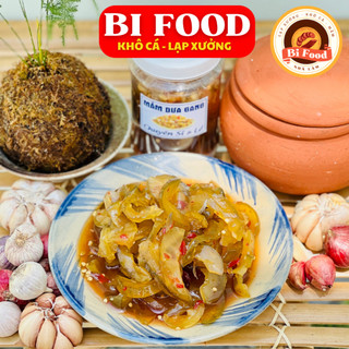 Mắm dưa gang 💖BIFOOD💖 500gr mắm dưa gang trộn sẵn tỏi ớt vị vừa ăn giòn ngon