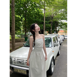 ĐẦM MAXI ỐNG NHÚN SMOCKING