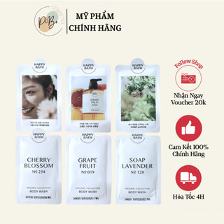 Quà Tặng Không Bán - Sữa Tắm Happy Bath Lưu Hương (Sample Mini) - Giao Ngẫu Nhiên