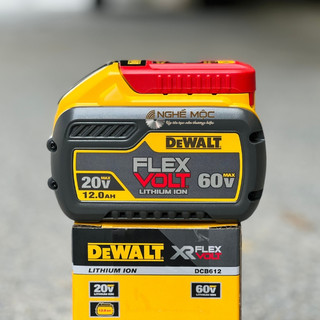 Pin Dewalt Flexvolt pin flex 6ah 9ah 12ah chính hãng - Nghề Mộc