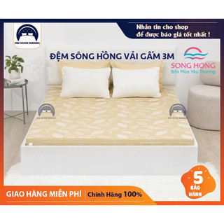 [CHÍNH HÃNG] FREE SHIP ĐỆM BÔNG ÉP SÔNG HỒNG BÔNG TINH KHIẾT ĐỦ KÍCH THƯỚC