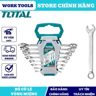 Đồ nghề total bộ cờ lê vòng miệng tht102286-i