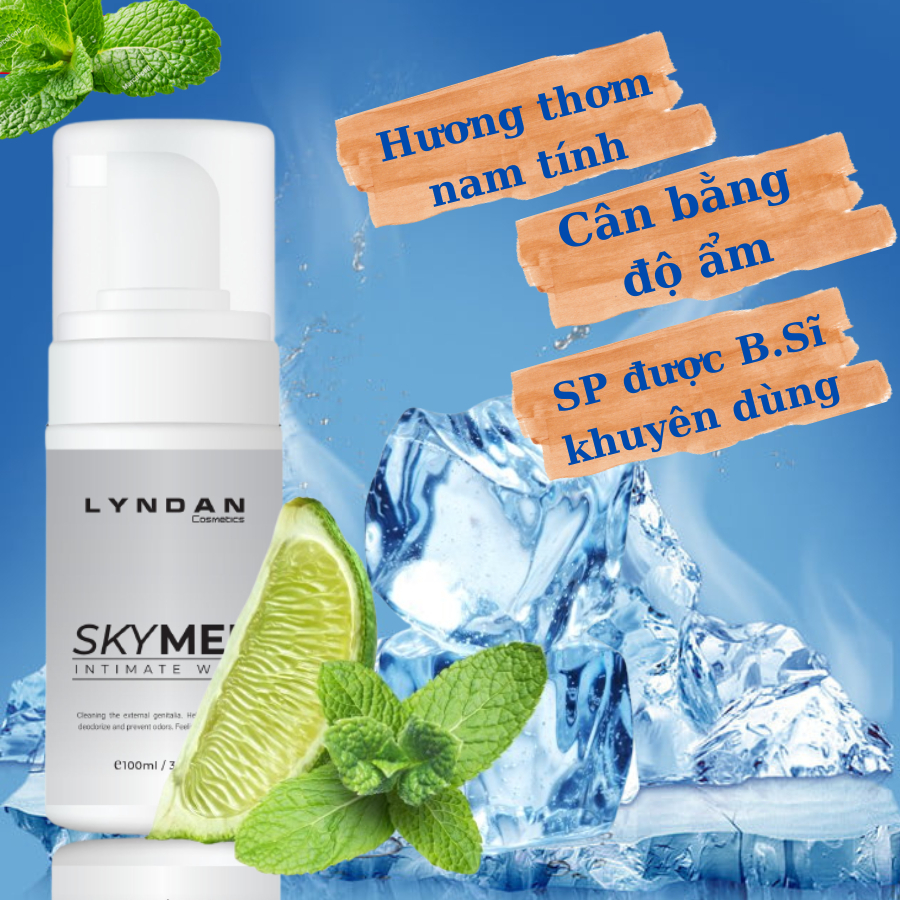 Bọt vệ sinh nam SKYMEN, dung dịch vệ sinh SKYMEN công nghệ Hàn Quốc 100ml