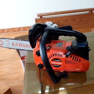 Máy cưa xích kamastsu KM 2500 máy cưa xích cầm tay nhỏ gọn dễ sử dụng phù hợp cho mọi gia đình