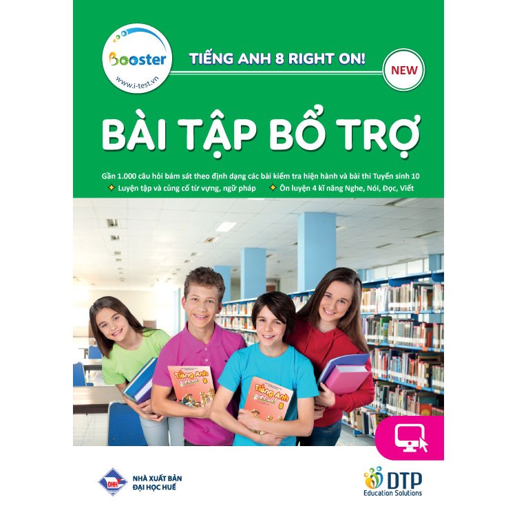 Sách - DTPbooks - Bài tập Bổ trợ Tiếng Anh 8 Right On