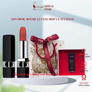 Son thỏi rouge d.i.o.r lisptick fullsize 3.5g chất son mịn lì, lâu trôi chính hãng tặng full box