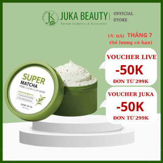 Mặt nạ trà xanh se khít lỗ chân lông Some By Mi Super Matcha Pore Clean Clay Mask 100g