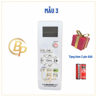 (Chọn mẫu) Remote điều khiển điều hoà Sharp - Remote máy lạnh Sharp - Remote điều hoà Sharp