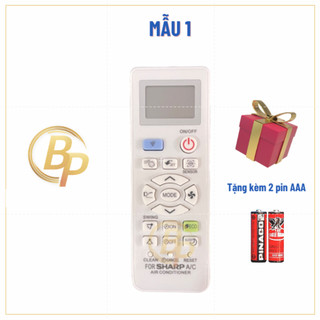 (Chọn mẫu) Remote điều khiển điều hoà Sharp - Remote máy lạnh Sharp - Remote điều hoà Sharp