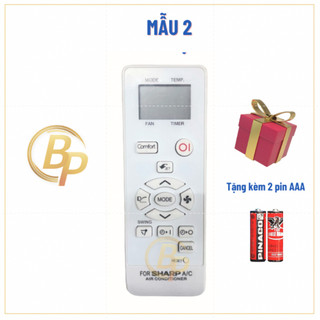 (Chọn mẫu) Remote điều khiển điều hoà Sharp - Remote máy lạnh Sharp - Remote điều hoà Sharp