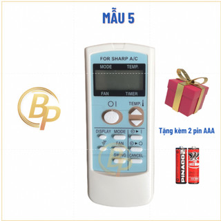 (Chọn mẫu) Remote điều khiển điều hoà Sharp - Remote máy lạnh Sharp - Remote điều hoà Sharp