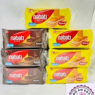 Bịch bánh kem xốp Nabati gói nhỏ 17g 10 gói với 2 vị phô mai và socola thơm ngon đồ ăn vặt hót nhất