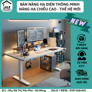 Bàn học nâng hạ chiều cao thông minh công thái học, Bàn làm việc nâng hạ