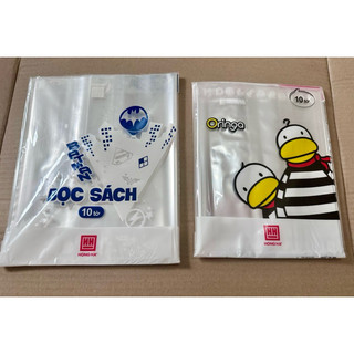 Set 10 bọc sách, bọc vở hồng hà.