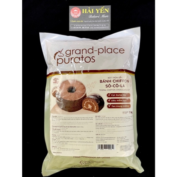 BỘT PURATOS CHIFFON CHOCOLATE 1KG