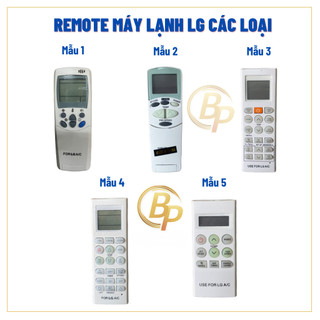 Remote điều khiển dành cho điều hoà LG - Remote máy lạnh LG các loại - Điều khiển điều hoà LG