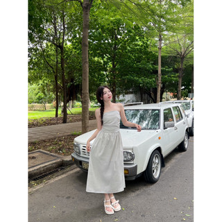 ĐẦM MAXI ỐNG NHÚN SMOCKING