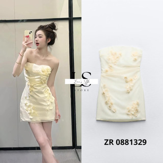 Đầm ống mini đính hoa TQXK mẫu mới 2024 thời trang hot girl thanh lịch | Order