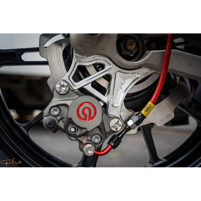 Pát heo sau 2pis Ghracing cho SHVN Sh125/150 Sh350 Sh ý - heo quay xuống - đen bạc