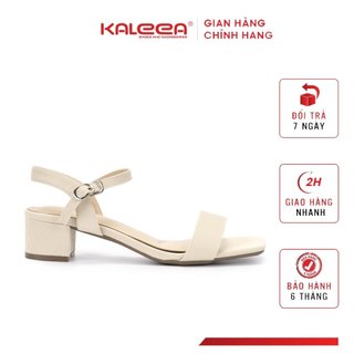 Kaleea - Giày Sandal Nữ Thiết Kế Quai Ngang Cao Gót Đế Cao 4p - EUNN41